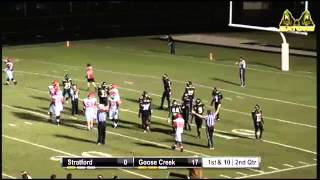 Football Goose Creek vs Stratford [upl. by Frodine]