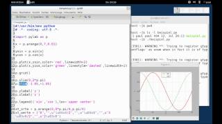 Matplotlib und Pylab  das Beispiel etwas aufgebessert [upl. by Bak]