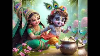 Achyutam Keshavam Krishna Damodaram  Baby sleep song Jai Sri Krishna 🚩 Soothing  peace in life [upl. by Tevis]