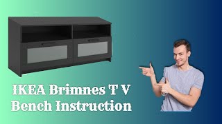 How To Assemble IKEA Brimnes TV Bench Instruction IKEA IKEAUSA [upl. by Philippa512]