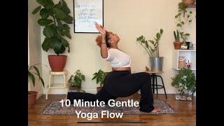 10 Minute Gentle Yoga Flow w Mel Douglas [upl. by Ayrb631]