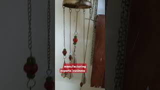 home wind chime windchime bell bells cowbell sound golden metal exports exporter [upl. by Calloway]