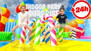 OVERCOMING OUR FEARS At The Largest INDOOR PARK Shane amp Liana Vlogs [upl. by Cutty]