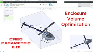 Creo Parametric 110  Enclosure Volume Optimization [upl. by Taffy]