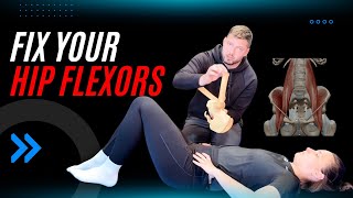 How To Fix Your Hip Flexor Pain 2 Exercises For Quick Lasting Results [upl. by Arorua]