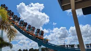 Mayuri enjoying Pipeline ride at SeaWorld Orlando [upl. by Ostler]