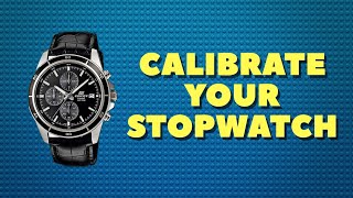 Casio Edifice stopwatch hand repositioning [upl. by Sedrul663]