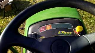 Mowing with the john deere lx255 [upl. by Minier]