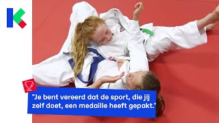 Brons voor België in het judo Anaïs 13 en Olivia 11 zijn trots op hun sport [upl. by Rahman]