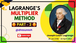 8 Lagranges Multiplier Method part 2 [upl. by Schreibman838]