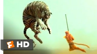 The Monkey King 2 2016  Monkey King vs Tiger Scene 110  Movieclips [upl. by Arinaid120]