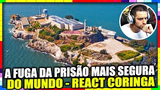 CORINGA REAGINDO A FUGA DO ALCATRAZ by você sabia 😱 [upl. by Adore]