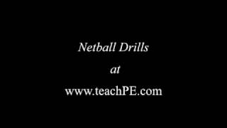 Netball Drill  Shooting Technique  Stepping Forward [upl. by Nawotna]