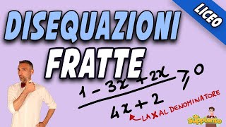 Disequazioni Fratte  Esercizi svolti passo passo per capirle per sempre  Mr Supplento [upl. by Imat]