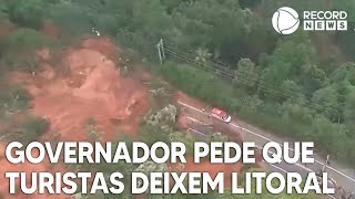 Governador pede que turistas deixem o litoral [upl. by Aerdied305]