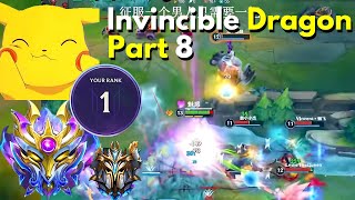 Invincible Dragon Part 8  Top 1 Chinese Player  Full Live Stream  4 Games  Wild Rift China [upl. by Tenney]