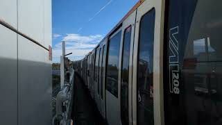 🇫🇷 Toulouse Metro  Tisseo Siemens VAL 208 NG2 EMU 2024 [upl. by Eenert]