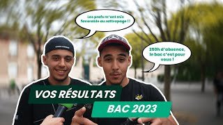 ON DÉCOUVRE VOS RÉSULTATS DU BAC 2023 [upl. by Ateloj74]