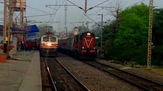 Alco Insult Speed Star  12368 Vikramshila express overtake 13050 Howrah Express at Bihta [upl. by Ainafetse]