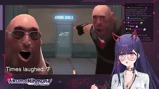 Numi and I react to TF2 Pootis Engage meme [upl. by Rohpotsirhc]