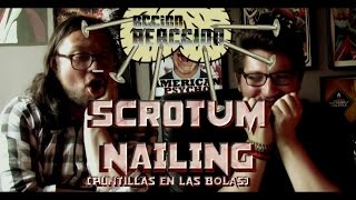 AcciónReacción Scrotum Nailing Puntillas en las Bolas [upl. by Rickart942]