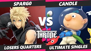 The Throne 2 TOP 8  Spargo Cloud Vs Candle Olimar Smash Ultimate  SSBU [upl. by Coleen]