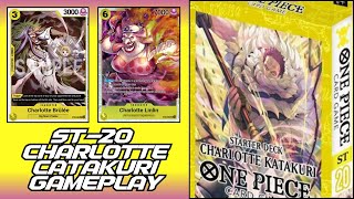 OP085 Katakuri With Some ST20 Support   One Piece TCG Sim Deck Profile And Gameplay [upl. by Assened]