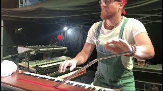 Whammy bar Clavinet Vibanet solo with Monkey Businness [upl. by Old331]