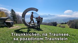 Traunkirchen na Traunsee sa pozadinom Traunstein  sad još samo sve pogledati [upl. by Meihar]