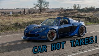 Top 10 Hot Takes I Have With Cars [upl. by Godliman]