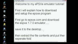 ePSXe Emulator Tutorial Text [upl. by Byran]