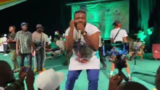 Kao Denero performs and introduces Atical Foyoh to the SLPP Sierra Leone Peoples Party [upl. by Rockey]