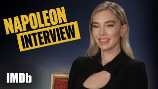 Vanessa Kirby and Ridley Scott Discuss Napoleon’ and Improvisation  IMDb [upl. by Yevreh378]