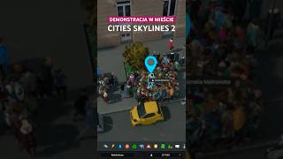 Strajk w Cities Skylines 2 shorts [upl. by Gilliette]