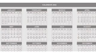 Design Beautiful Calendar Project HTML 2022 Using HTML and CSS HTML CSS [upl. by Lucy]