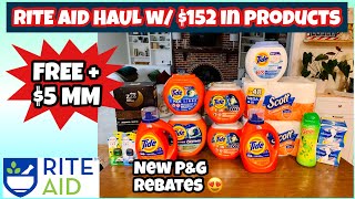 RITE AID HAUL New PampG rebates 😍😍 such a great week Learn Rite Aid Couponing [upl. by Eustace]