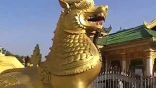 MYANMAR SAGAING GOLDEN PAGODA 1 [upl. by Karena496]