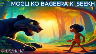 mowgli MOGLI KO BAGHEERA KI SEEKH  MOGLI HINDI CARTOON  SEASON  3  MOGLI AUR BAGHEERA [upl. by Llerdnad]