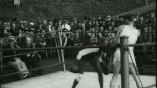 Pete Sanstol amp Panama Al Brown Sparring 1935 [upl. by Mauchi]