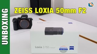 Zeiss Loxia 50mm f2 Lens for Sony E Mount Unboxing Zeiss ZeissLoxia [upl. by Elamrej]