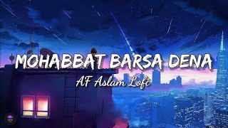 mohabbat barsa dena tu latest Bollywood songs Mashup of 2024 by Mustafa Khan [upl. by Zales]