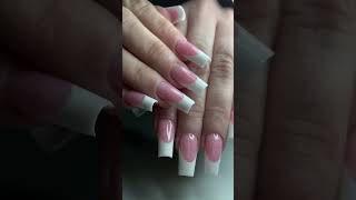 FRANCESA REVERSA  NAIL ART nails nailart unhasacrilicas [upl. by Mungovan]