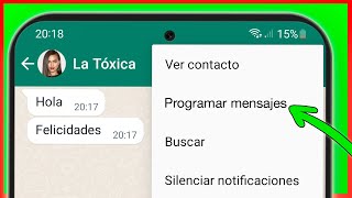 Cómo PROGRAMAR MENSAJES EN WHATSAPP [upl. by Heyer]