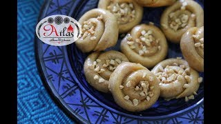 Ramadan Special ⎮ Mhencha  traditionelles Mandelgebäck ⎮Eid Gebäck [upl. by Akirret]