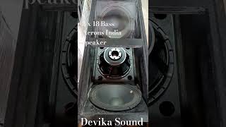 Aerons India 1800 watt bass speaker testing trending [upl. by Aillicsirp]