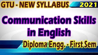 Communication Skills in English Syllabus  GTU New Syllabus 2021 [upl. by Ykvir962]