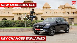 2023 MercedesBenz GLC Finally back but better or not  TOI Auto [upl. by Kylila982]