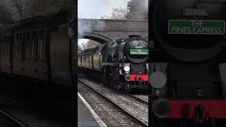 Gloucestershire Warwickshire Railway  35006 at Toddington  railway steamengine steamtrain [upl. by Fernas]