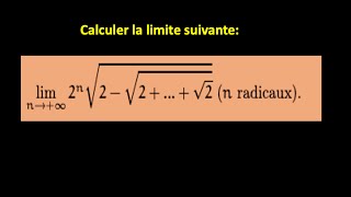 Suites Numériques Et Limites [upl. by Suirauqed]