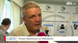 Piraten Reaktionen am Wahlabend im Video [upl. by Harness]